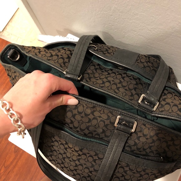 COACH BAG SIGNATURE CANVAS - Picture 2 of 6